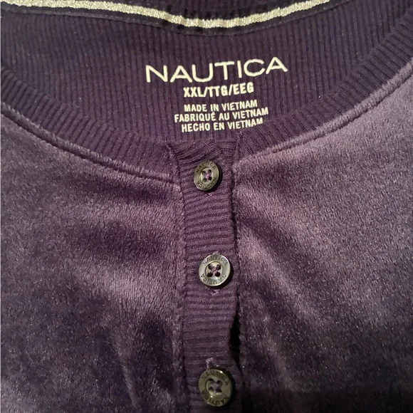 Nautica Women's Deep Purple/Plum Pullover Top XXL/TTG/EEG - Picture 2 of 9